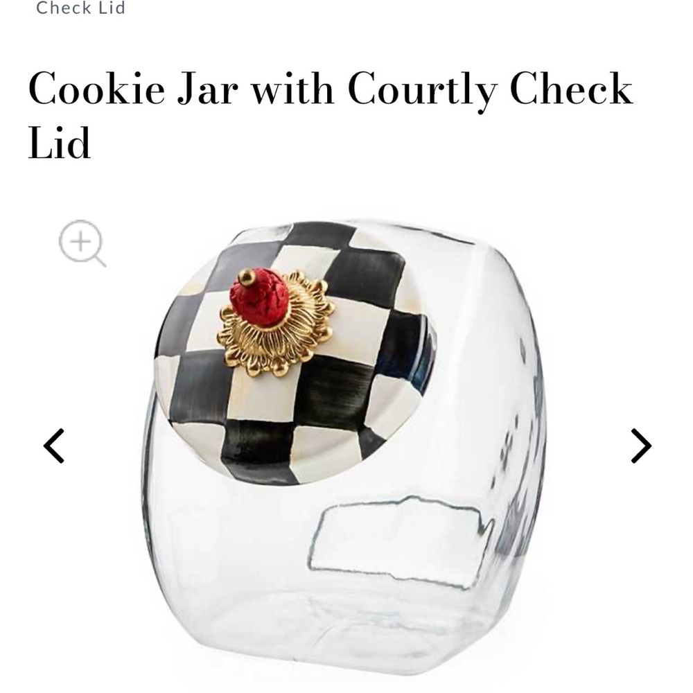McKenzie Childs Cookie Jar